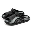 Fashion New Summer Platform Slippers For Men Non Slips Open Toe Flip Flops Men Fashion Beach Sandals Bathroom Slippers Outdoor