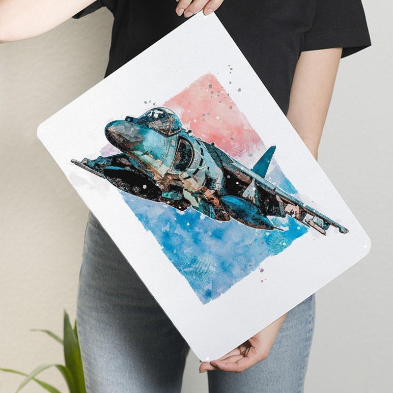 

AV8b Harrier Акварельные Жестяные Знаки Самолеты Постер Украшения для Комнаты Металлический Знак на Заказ для Украшения Стен Искусством Ретро Декор 20x30cm（7.8x11.8inch）