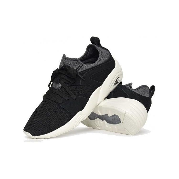 Puma Blaze Ct Retro Versatile Shock Absorbing Breathable Quick Dry Mid-Top Lifestyle Casual Shoes Men Casual Shoes Black 363749-01