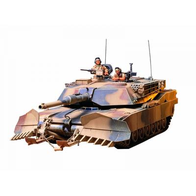 Tamiya 135 Military Miniature Series No.158 Americký armádní tank M1A1 Minový pluh Plastový model 35158