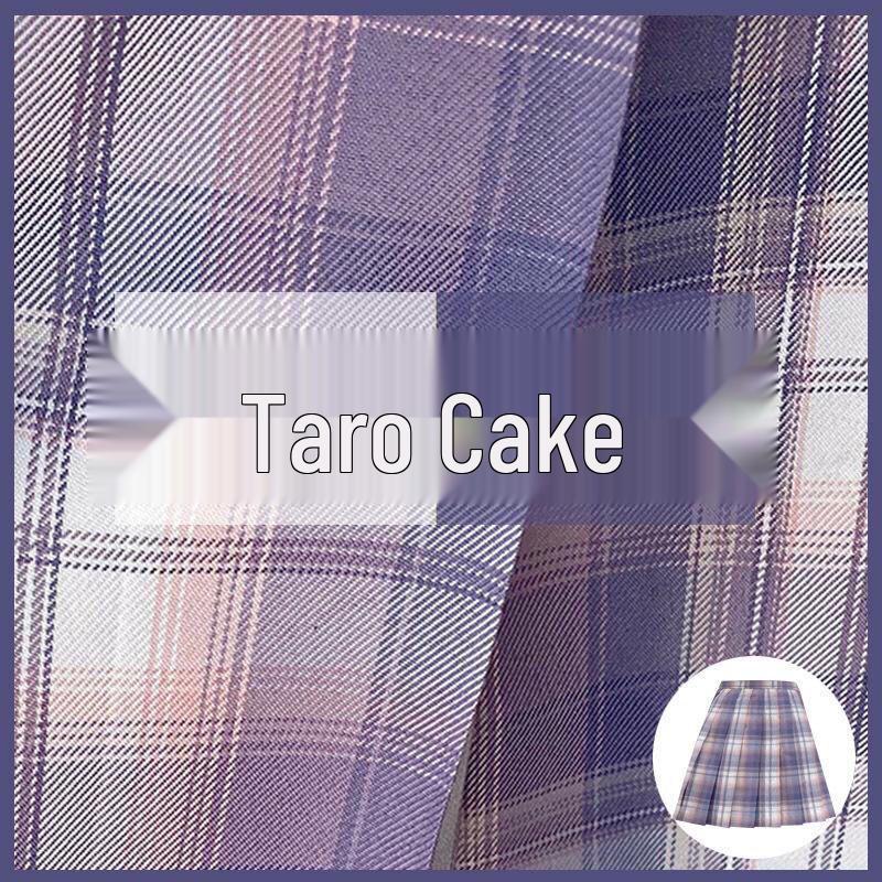 Japanese JK School Uniform Plaid Skirt Set - Women's Short Sleeve Pleated Skirt