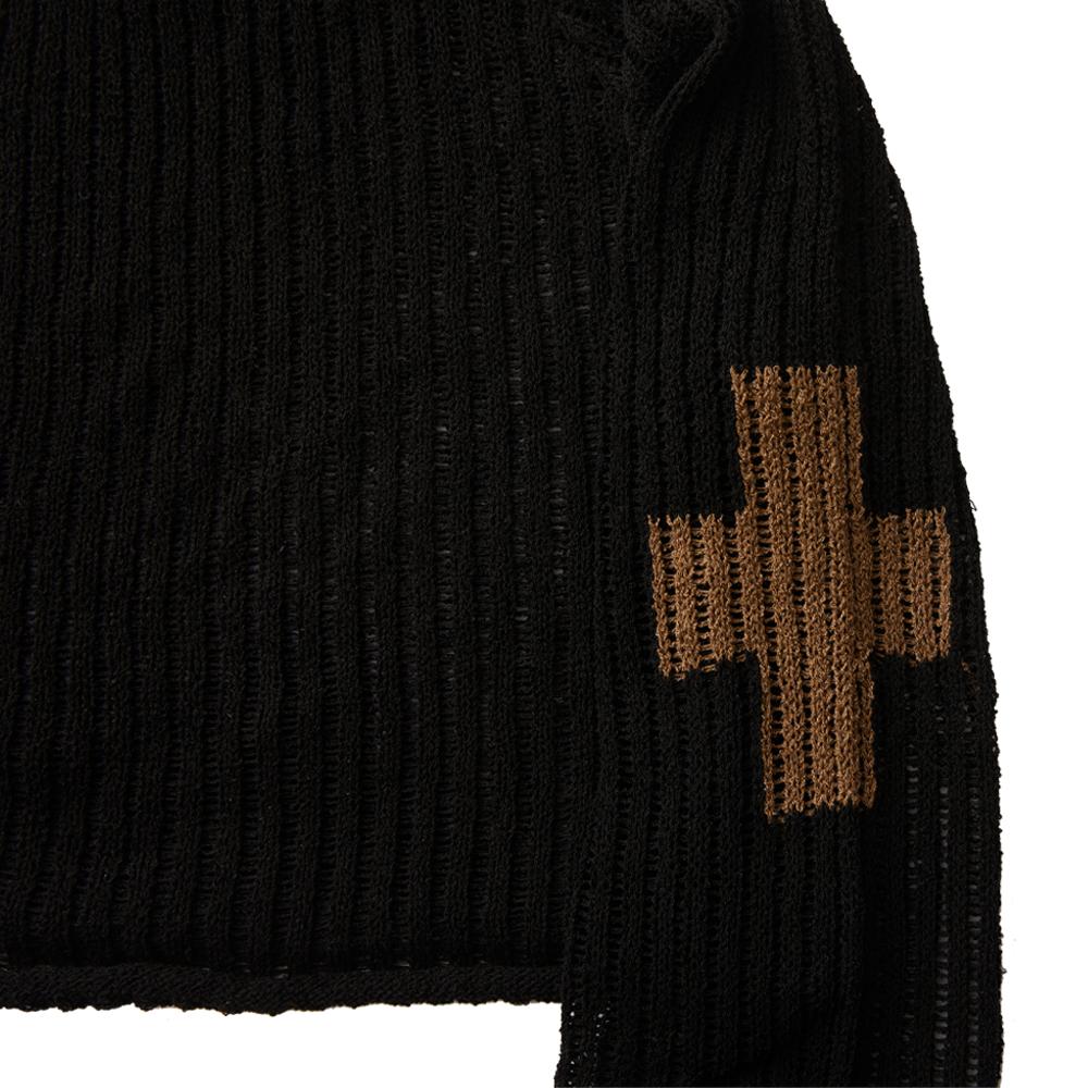CONST Ac Cut-Off Knits, Black