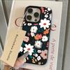HOT Luxury Retro Flowers Lichee Leather Pattern Phone Case For iPhone 17 16e 16 15 14 13 12 11 Air Pro Max Plus X XR XSMax
