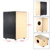 Wooden Cajon Hand Drum Children Box Drum Persussion Instrument with Stings Rubber Feet 23 * 24 * 37cm