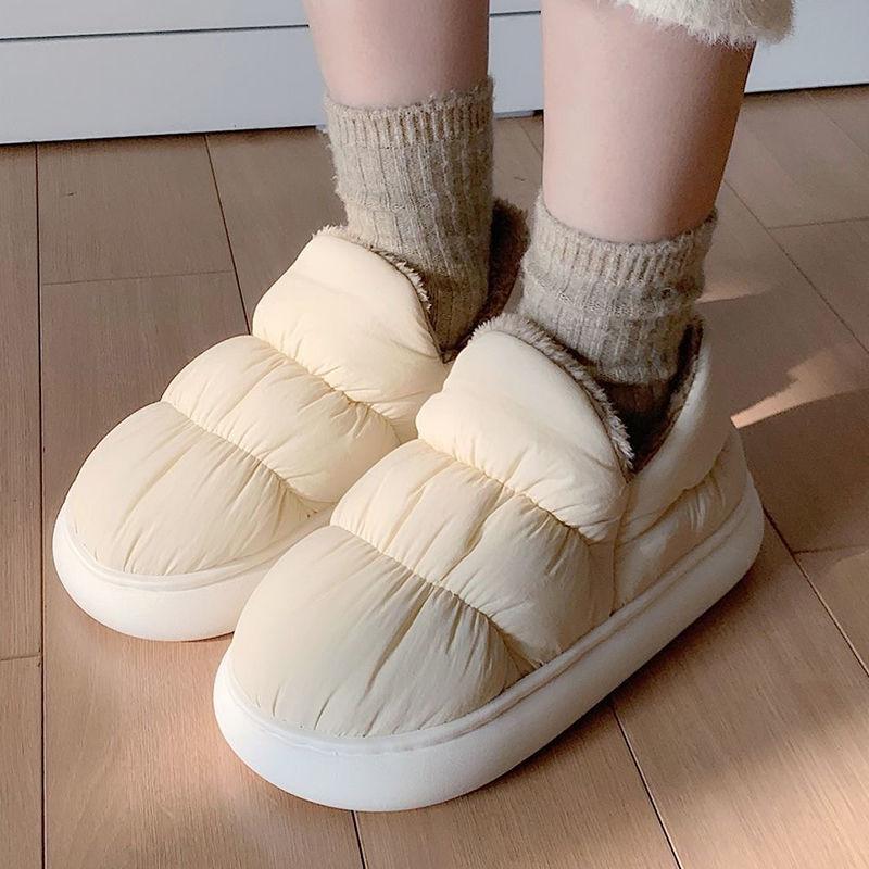 Versatile Snow Boots Winter Velvet Thickened Soles 2025 New Thermal Cotton Shoes Cold Shoes
