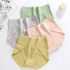 Big Size Female Spring and Autumn Cotton High Waist High Stretch Briefs