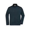 James and Nicholson Mens Strong Knitted Work Fleece Jacket