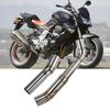 Motorcycle Exhaust Contact Middle Pipe Link Connector Fit for Kawasaki Z1000 20072009