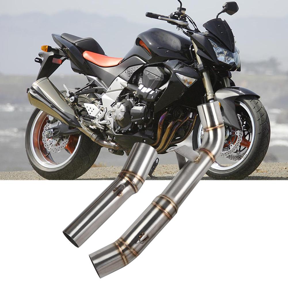 Motorcycle Exhaust Contact Middle Pipe Link Connector Fit for Kawasaki Z1000 20072009