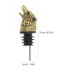 Wolf Head Pourer Danimals Alcohol Bottle Spouts Decanter Oil Alloy Pourers
