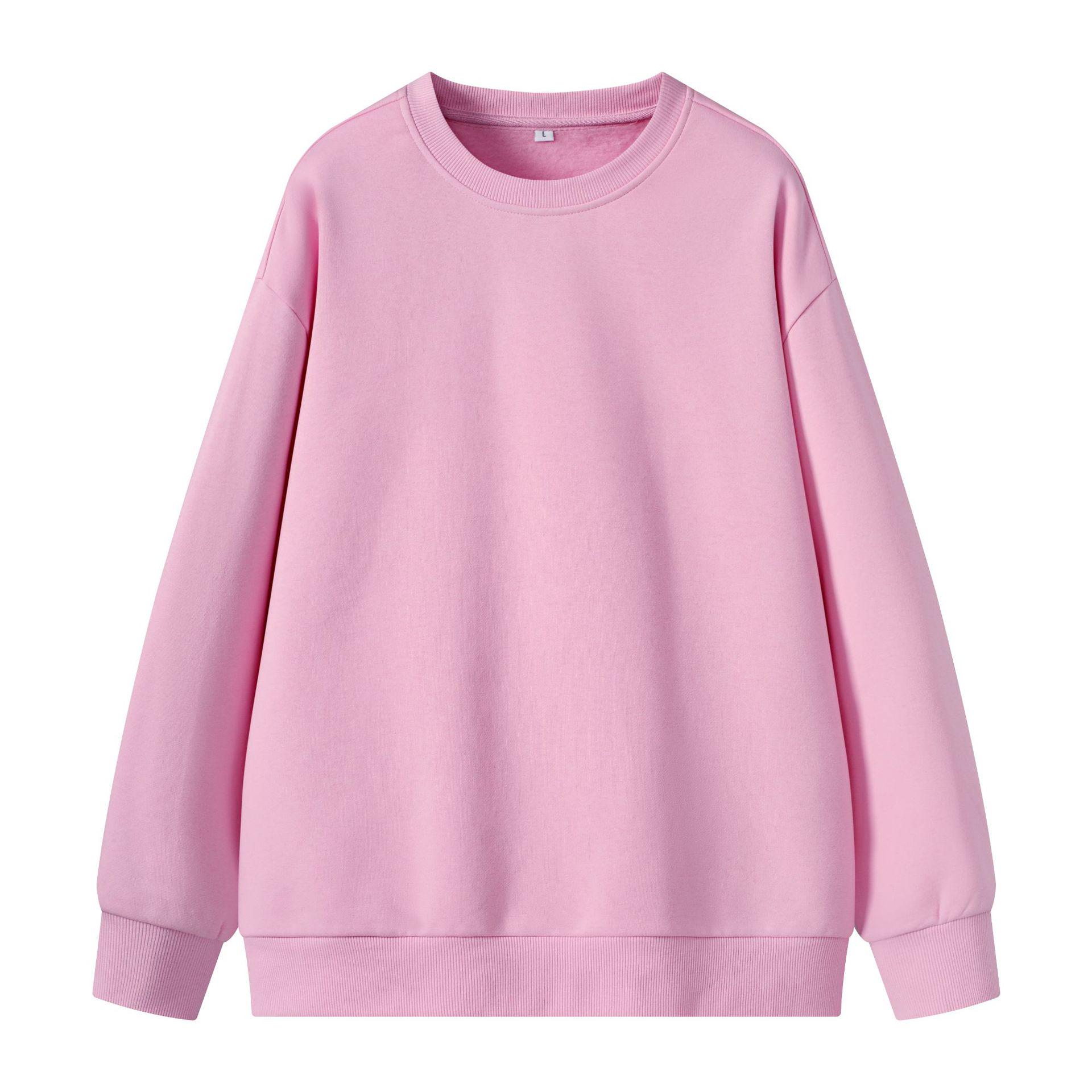Custom 330g Fleece Sweatshirt with Round Neck and Drop Shoulder for Team Building S
