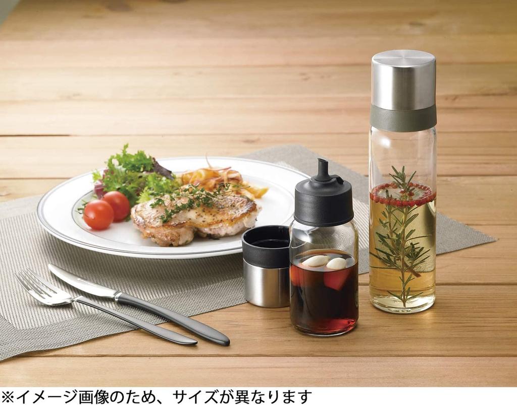 Iwaki KS522-SVN Heat Resistant Glass Seasoning Container Soy Sauce Dispenser No Dripping 250ml