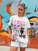 2026 Summer Demon Slayer Anime Uzui Tengen Printed Loose Shortsleeved Pure Cotton Childrens Tshirt Tide Unisex Casual Y2k