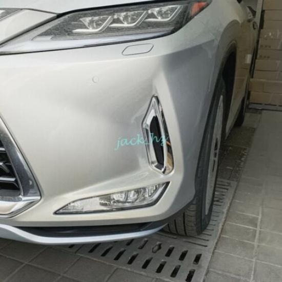 Car Chrome Front Fog Light Cover Trim For - Lexus RX300 RX350 RX450h