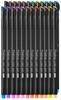 Set mit feinen Stiften, Fineliner, 24 Farben, Zeichenstifte 0,38–0,4 mm
