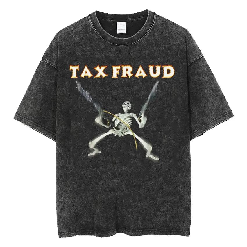 Tricou Meme Schelet Autism Amuzant Craniu Umor Mânecă Scurtă Tricouri Bărbați Femei Vintage Spălat Supradimensionat Bumbac Tricou