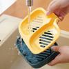 Double-Layer Soap Dish with Spout: Wall-Mounted Bathroom and Laundry Holder