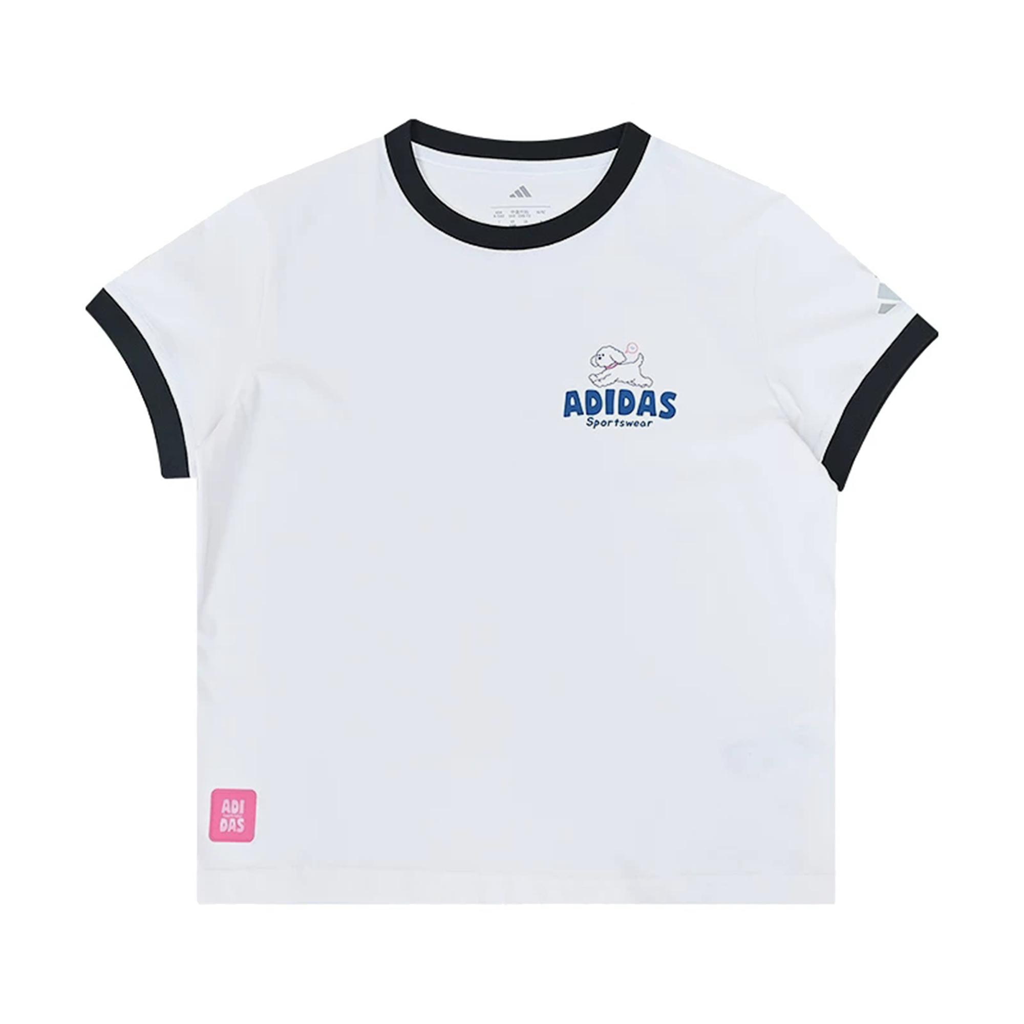 Adidas Kids T Shirts Crew Neck KV4500 128