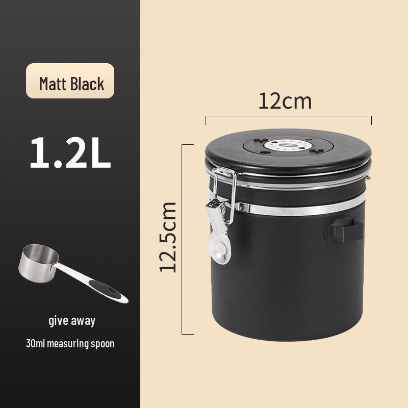 304 Edelstahl Luftdichter Kaffee- und Getreidevorratsbehälter