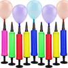 4/8pcs 17.5cm Manual Mini Plastic Balloon Pump for Various Inflatable Balloon Holiday Party Balloons Inflation Accessories