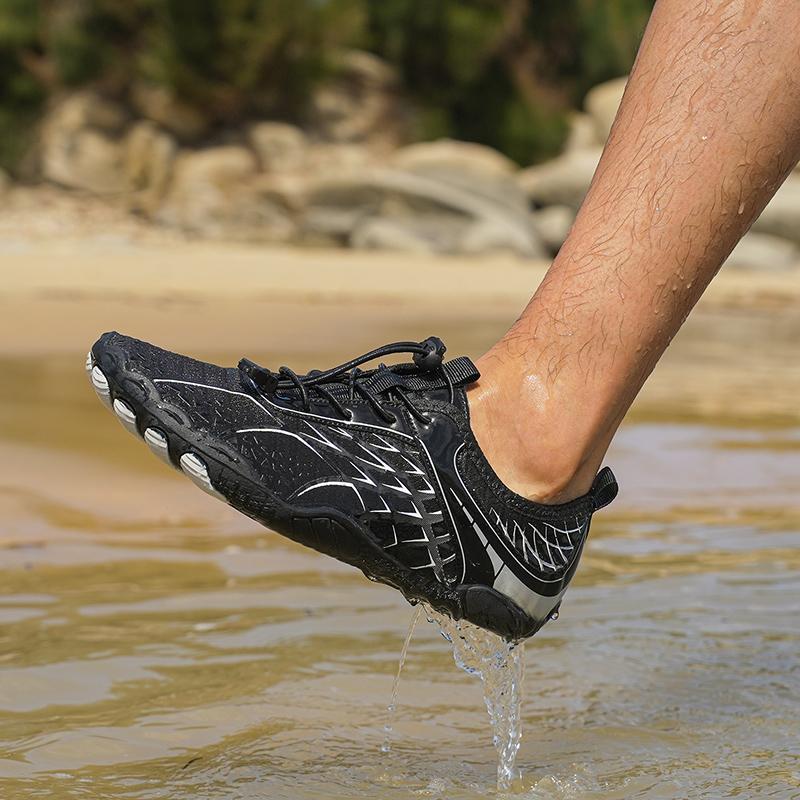 Unisex Outdoor Wasserschuhe Atmungsaktive Barfuß Fünf-Zehen Strandschuhe Fitness Wanderschuhe Paare Trekkingschuhe Yoga Schuhe