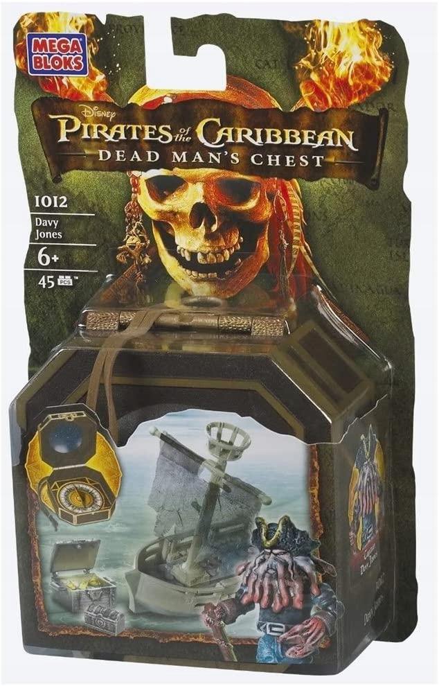 Mega Bloks Pirates of the Caribbean Figure Davy Jones With Ship