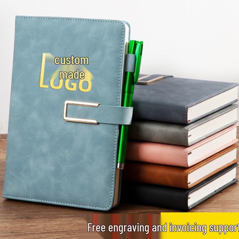 A5 Business Custom Logo Magnetic Notepad Diary Set