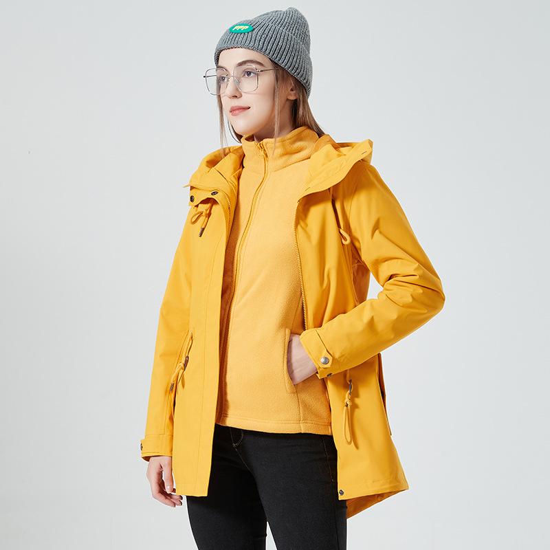 Women's 2023 Trendy Three-in-One Fleece Windbreaker for Tibet