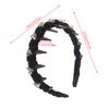 Französischer Luxus Kristall Schwarzer Haarreif Koreanisches Vintage Temperament Stirnband Haargummi für Mädchen Haarschmuck Kopfschmuck