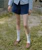 LETTER FROM MOON Berlin Corduroy Shorts (Navy)