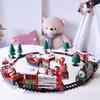 Led Gift Christmas Musical Electric Traintrack Set Kids Toys Home Party Decor