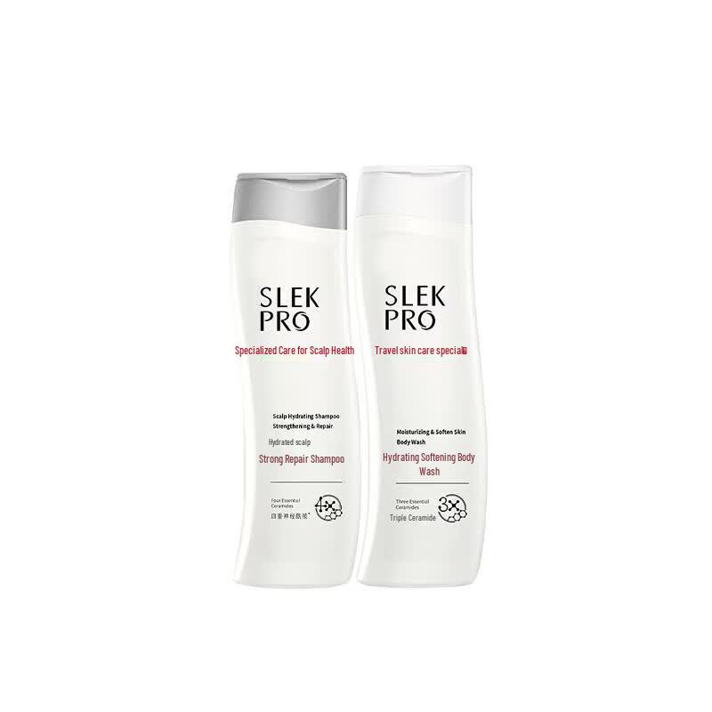 Slek Strong Repair Shampoo & Hydrating Shower Gel Duo Set