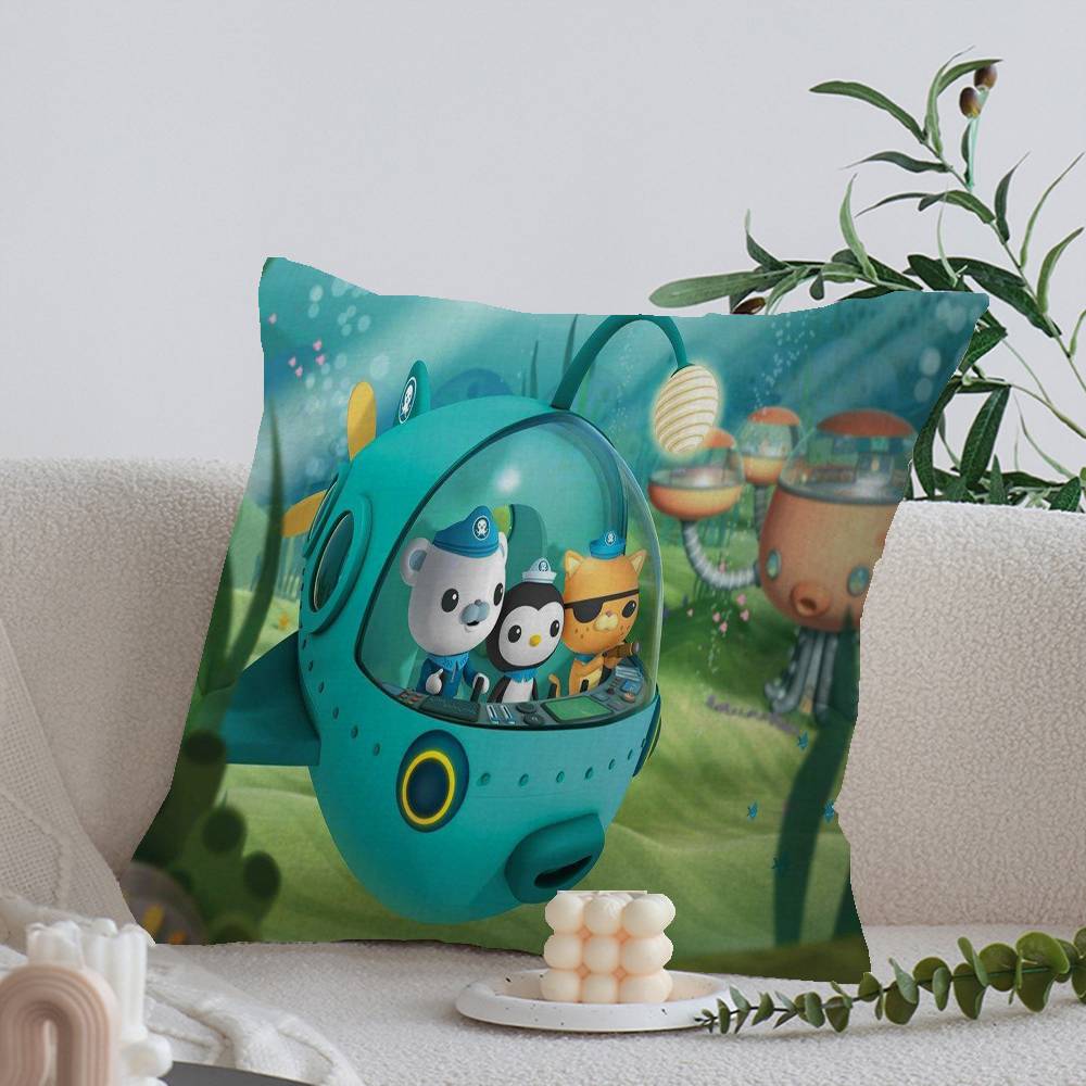 The Octonauts cartoon printed Cushion Cover Inches Farmhouse Decor Home Throw Pillow Covers for Couch Decorations