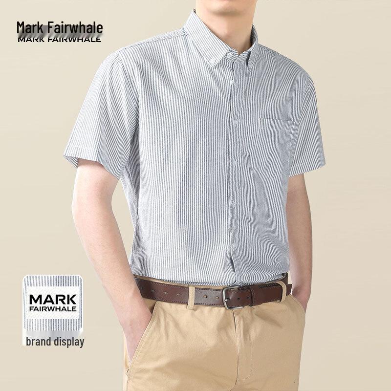 MARK FAIRWHALE Men s Ice-Feel Quick-Dry Pure Cotton Polo Shirt 2XL