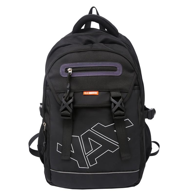 Double shoulder men's and women's computer bags, large capacity leisure burden reduction, middle school student sports schoolbag, high value backpack