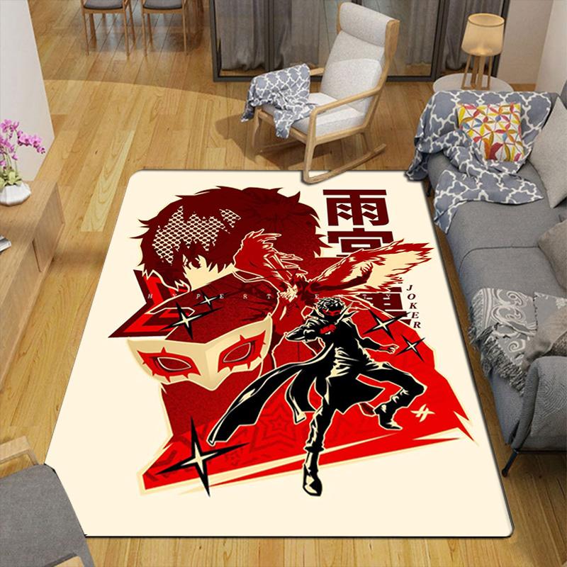 Persona 5 (Variant) Rug Floor Mat for Living Room or Bedroom Soft and Comfortable Carpet a Gift for Birthday and Holiday.