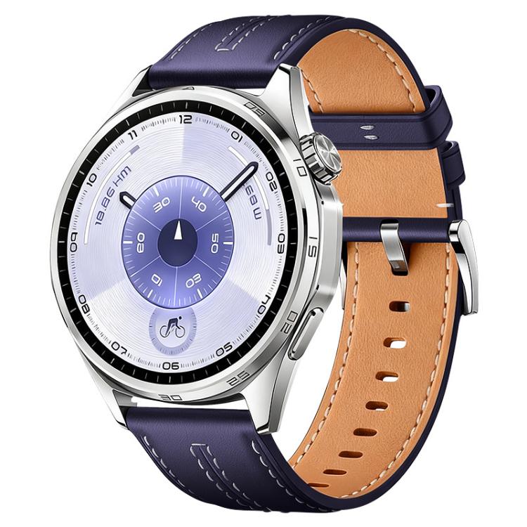 Composite‑Cowhide‑Texture Vegan‑Leather Replacement Watch‑Band Strap For Huawei Watch GT 6 41mm