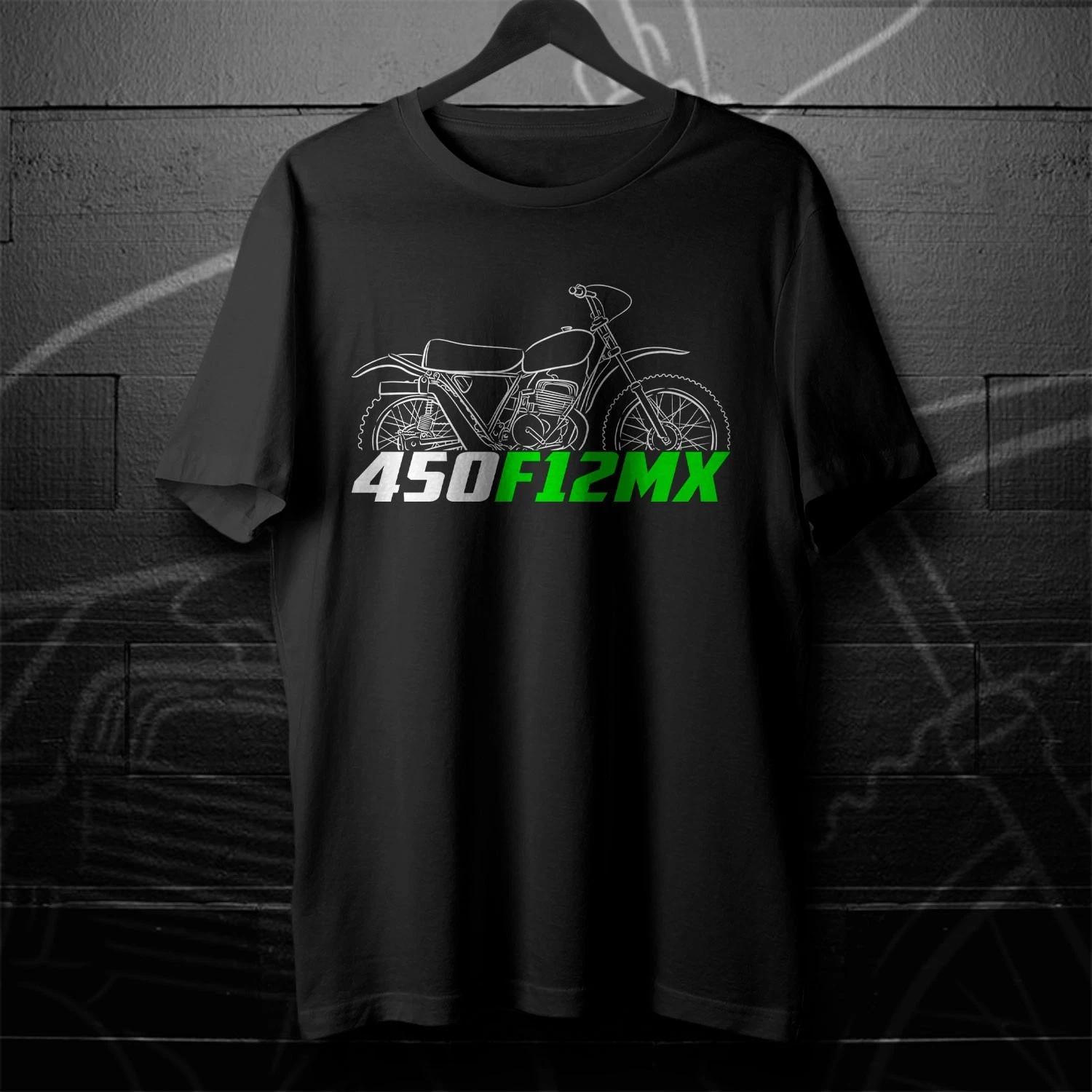 For Kawasaki 450 F12MX 1973 fans - Motorcycle T-Shirt XL