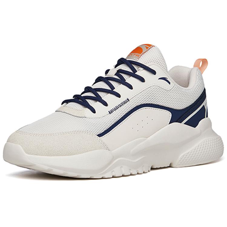 Anta Life Collection Textile, Synthetic Leather Cushioning Slip Resistant Abrasion Resistant Low top Chunky Sneakers 912218872-3