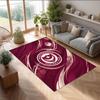 Tappeto Morbido Area Rug con Motivo Calcio Portsmouth FC Antiscivolo Tappeto per Pavimento Interno Tappetino Decorazione Sportiva per Camera da Letto