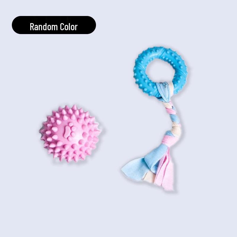 

Dog Toys Collection: Bite-Resistant Balls, Chews & Teething Sticks for Puppy Teething, Energy Relief & IQ Development