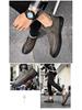 New Men's 2023 Winter Four Seasons Leather Shoes: Plush, Warm, Non-Slip, Casual Outdoor and Work Shoes