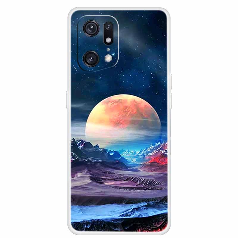 For OPPO Find X5 5G Cases X5 Pro Clear Marble Soft TPU Silicone Cases For Oppo Find X5 Pro Cover 6.7'' Transparent Fundas FindX5