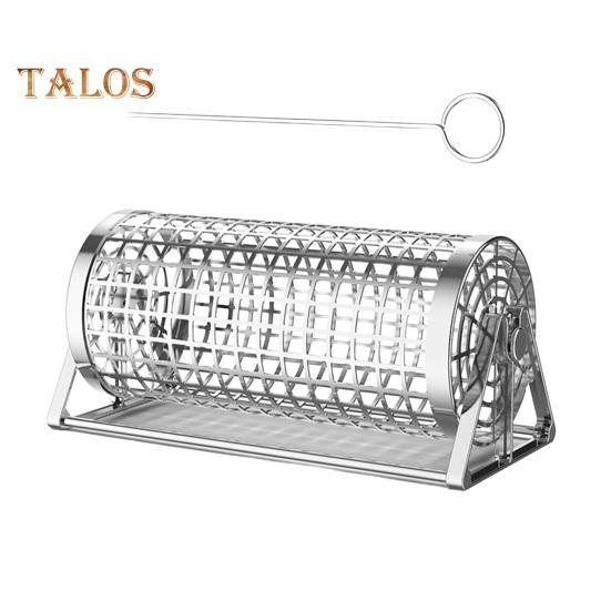 

Набор корзин для гриля из нержавеющей стали, вращающаяся решетка для барбекю для рыбы, креветок, мяса, овощей, картофеля фри, равномерное распределение тепла