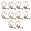 Stainless Steel Water Hose Clamp Pipe Clip Hoop Plumbing (1300CMm-16mm)