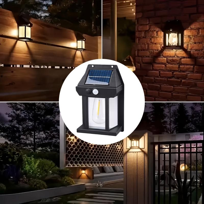 Solar Motion Sensor Outdoor Light, LED Street Light, Semi Embedded Installation, Suitable for Steps, Courtyards, Porches, Front Doors, Sidewalks