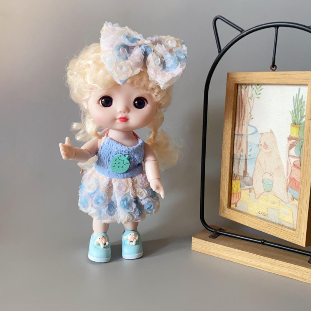 DIY 1/6 BJD Skirt Handmade Doll'S Overall Fashion 30cm Doll Clothes  Kids Gift