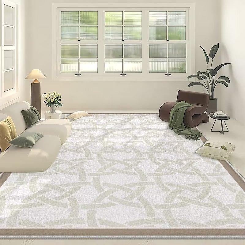 Simple Living Room Carpet Coffee Table Modern Large Area Household Use Anti Slip Room Bedroom Bedside Mat