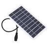 2W 5V Kleines Solarpanel Monokristallin DC5521 Ausgang Wasserdicht Staubdicht Tragbar Mini-Solarpanel für 3,7-5V Batterie