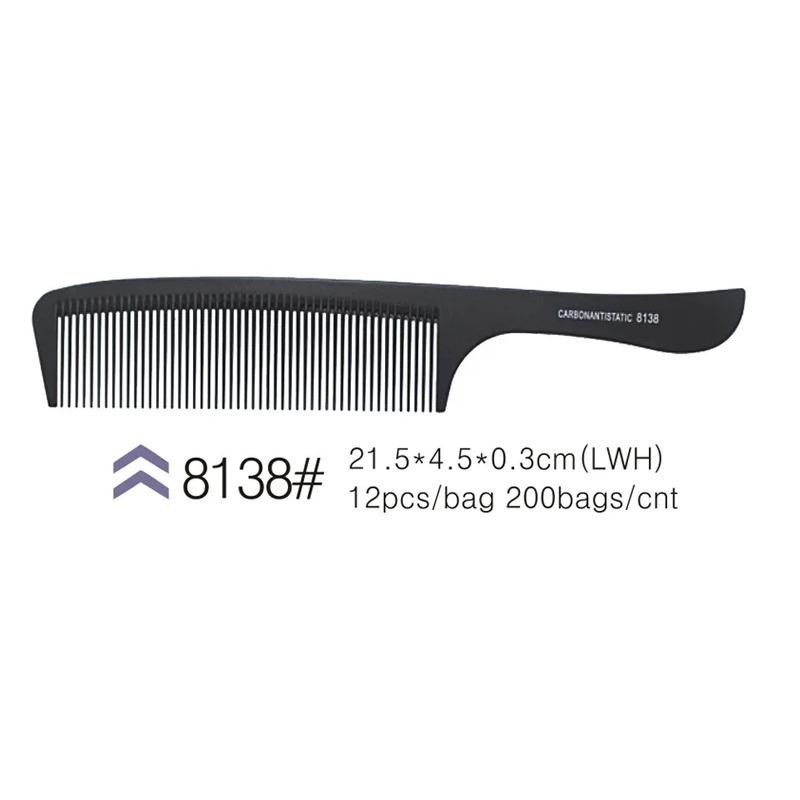 Rattenschwanzkamm, Stylingkamm, Kunststoff, antistatisch, hitzebeständig, für alle Haartypen, feinzahniger Schwanzkamm für Männer und Frauen